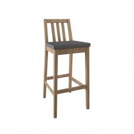 Drewniane krzesło Barowe 5
